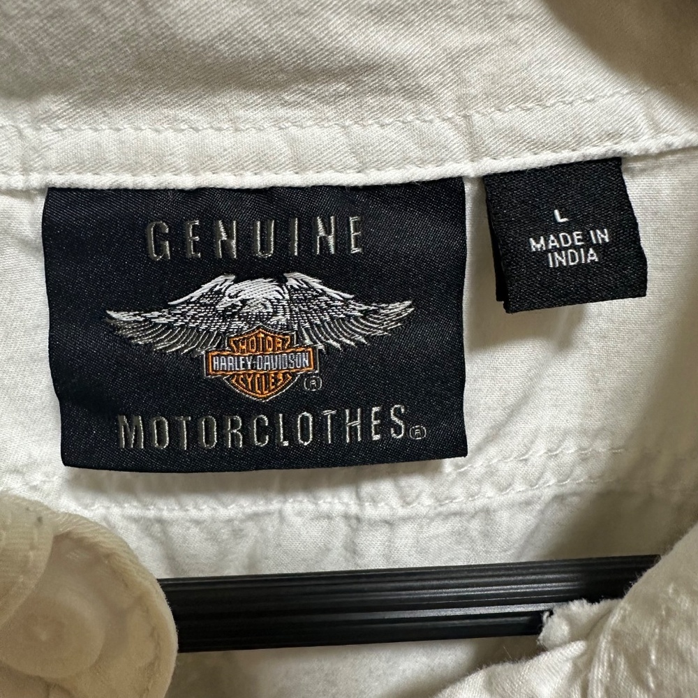 Harley-Davidson Riding Button Shirt Large - Picture 6 of 6